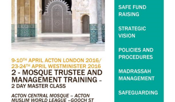 Faith Associates Acton Mosque Management Training